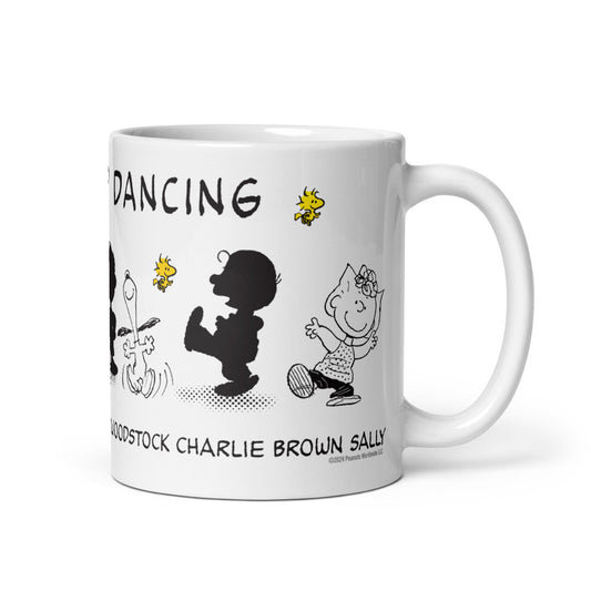 Peanuts Just keep Dancing White Mug-1