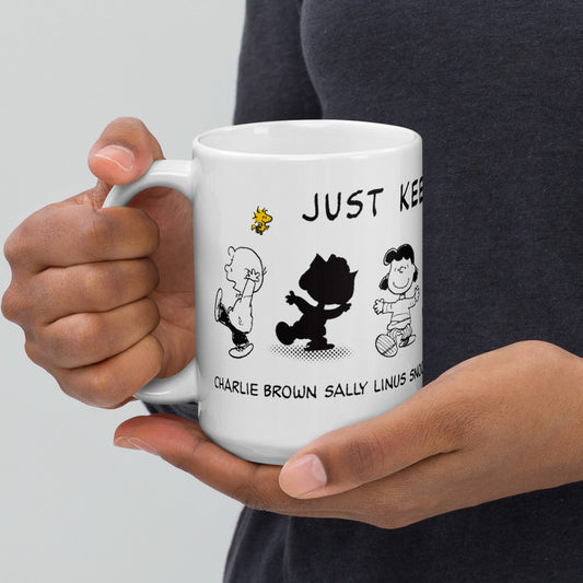 Peanuts Just keep Dancing White Mug-8