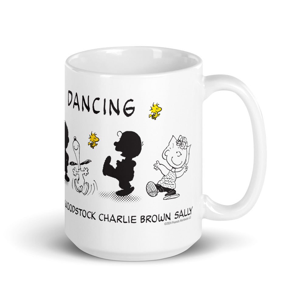 Peanuts Just keep Dancing White Mug