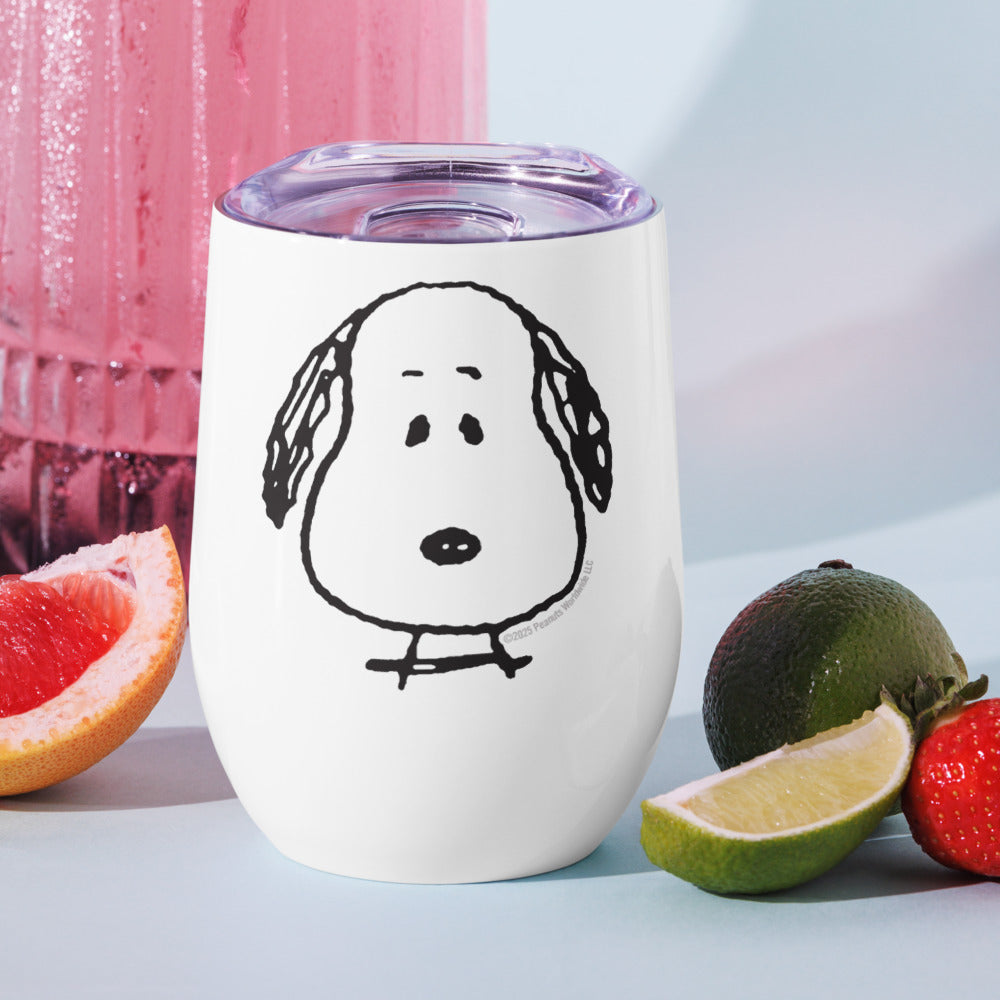 Peanuts Snoopy Face Tumbler