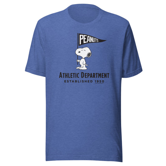 Peanuts Athletic Department Snoopy Adult T-Shirt-0