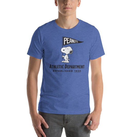 Peanuts Athletic Department Snoopy Adult T-Shirt-2