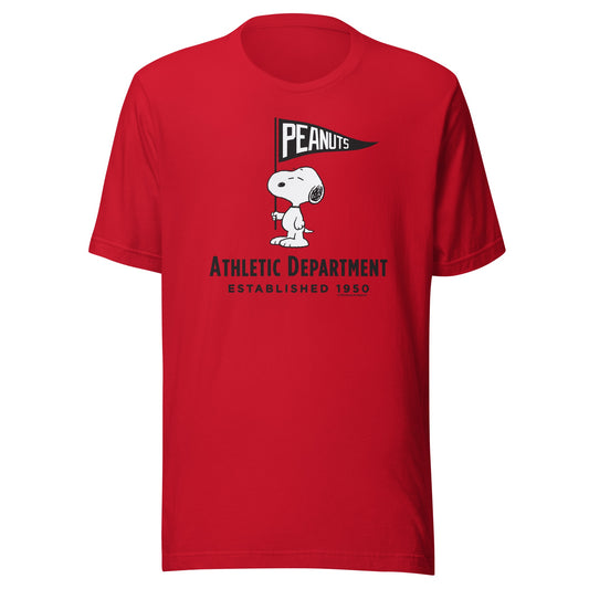 Peanuts Athletic Department Snoopy Adult T-Shirt-3