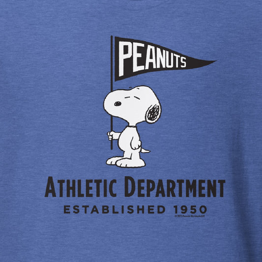 Peanuts Athletic Department Snoopy Adult T-Shirt-1