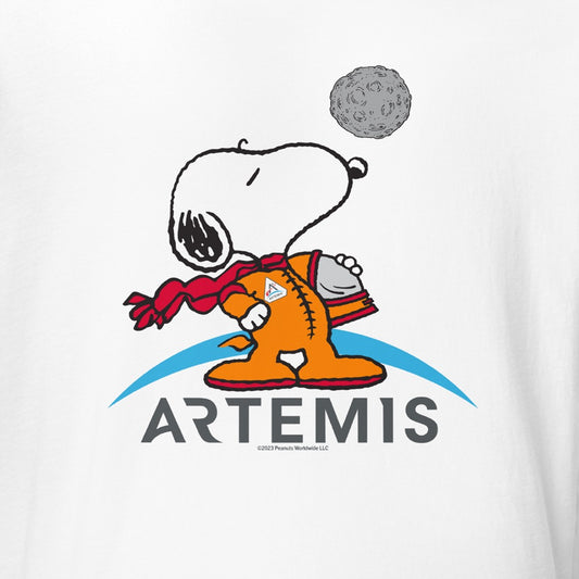 Snoopy Artemis Adult T-Shirt-1