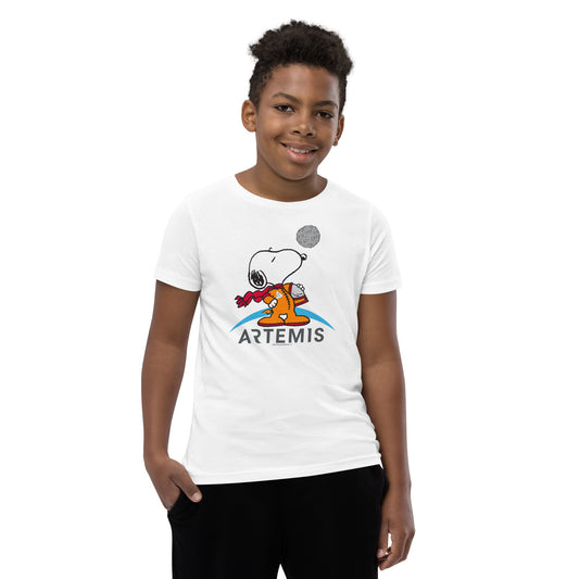 Snoopy Artemis Kids T-Shirt-4