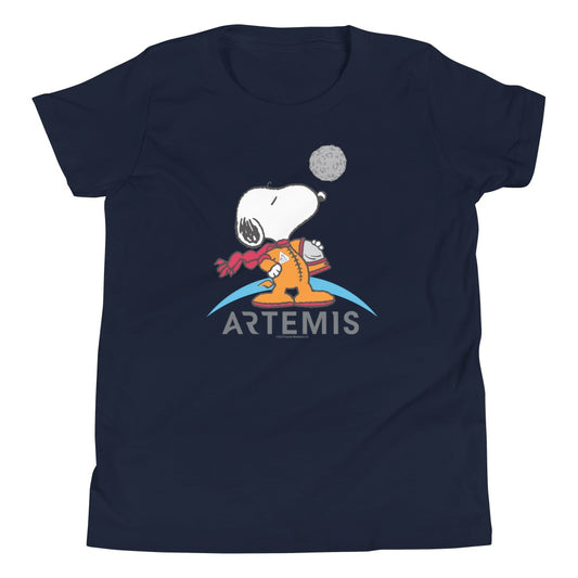 Snoopy Artemis Kids T-Shirt-0