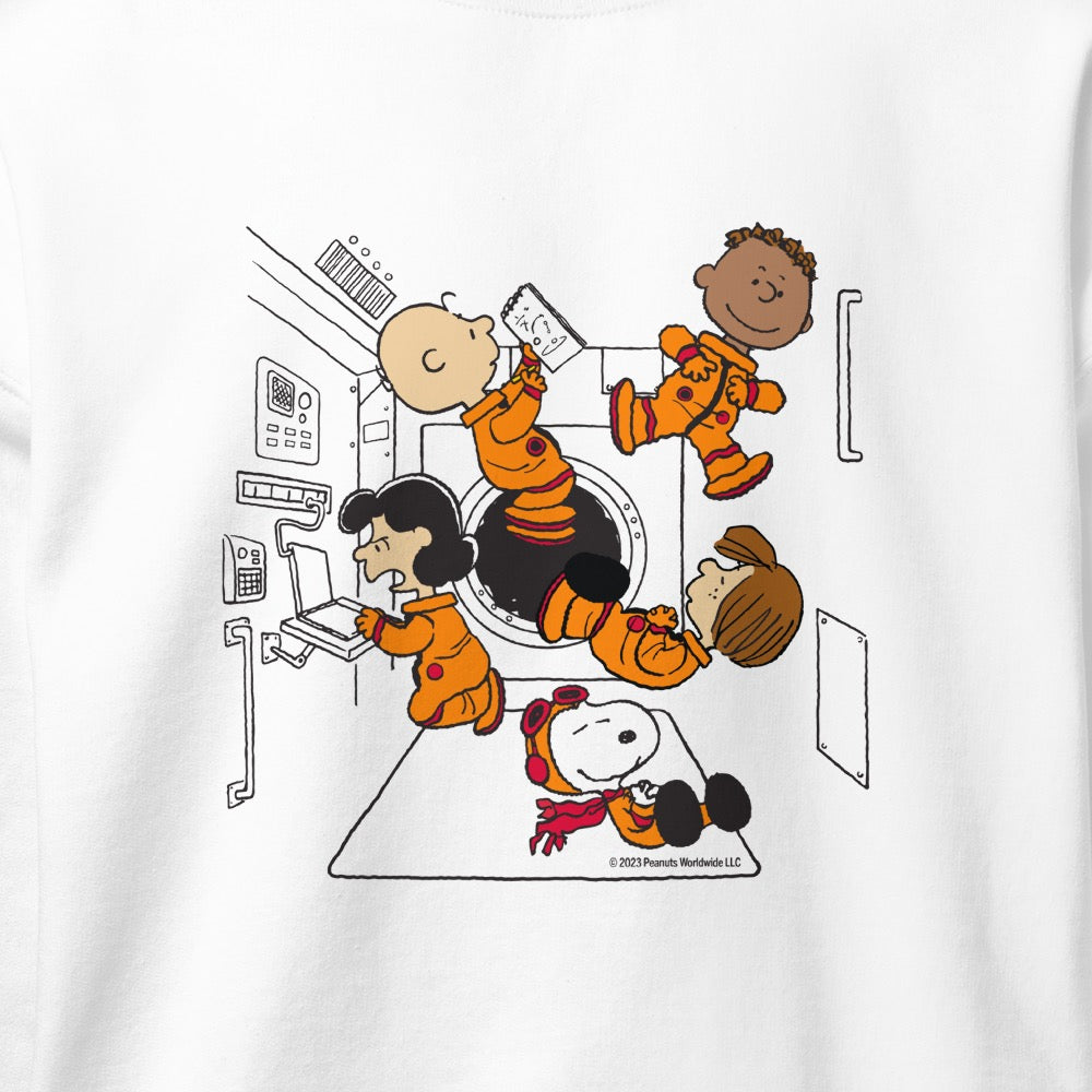 Peanuts Gang Space Adult Sweatshirt