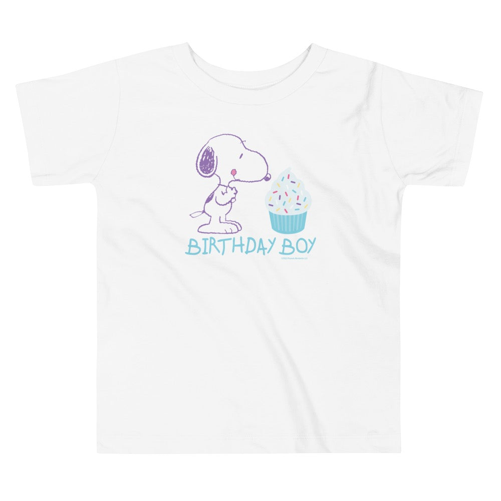 Snoopy Birthday Boy Toddler Tee