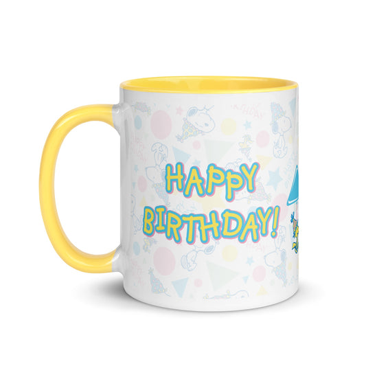 Happy Birthday Pattern Two Tone Mug-6