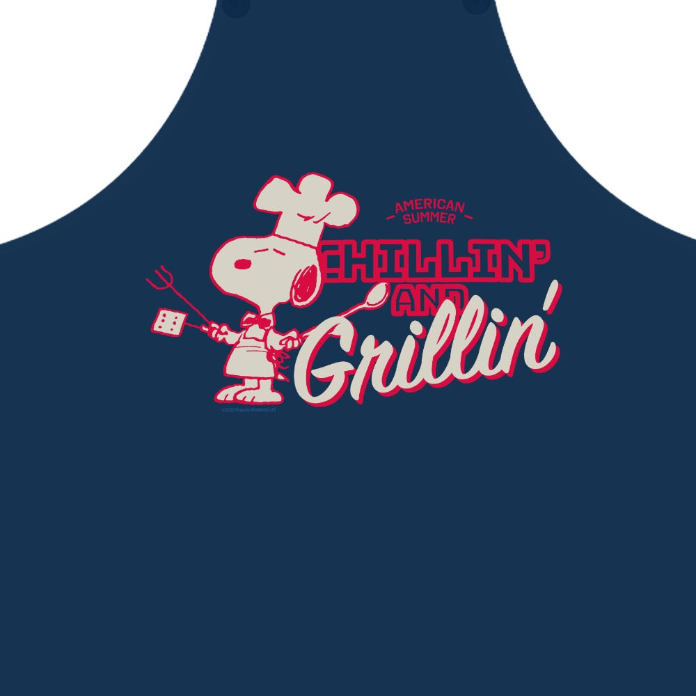 Snoopy Chillin and Grillin Apron
