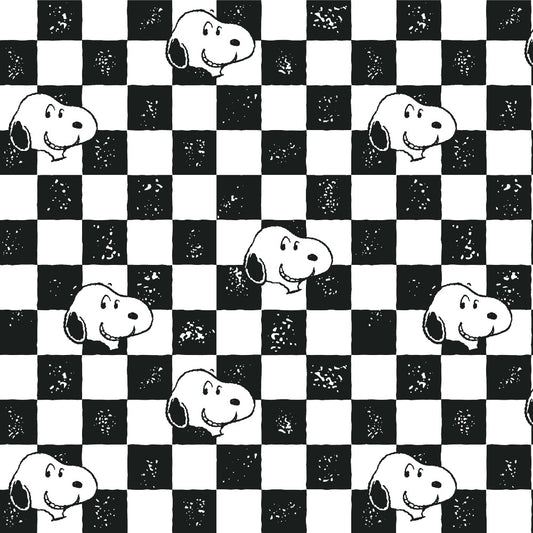 Snoopy Checkered Skinny Tumbler-1