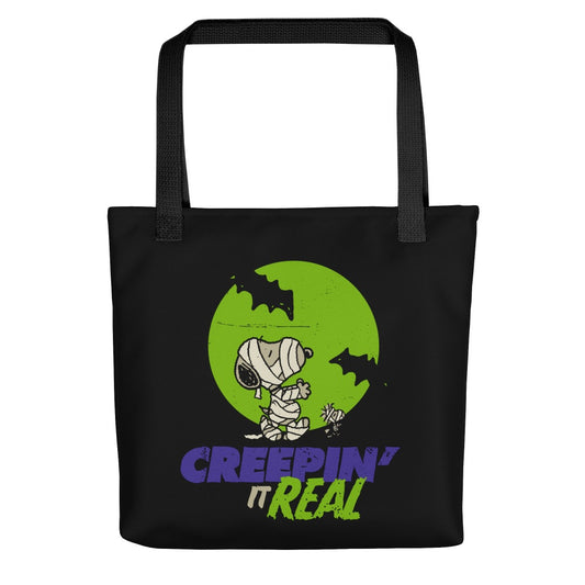 Creepin It Real Tote Bag-0