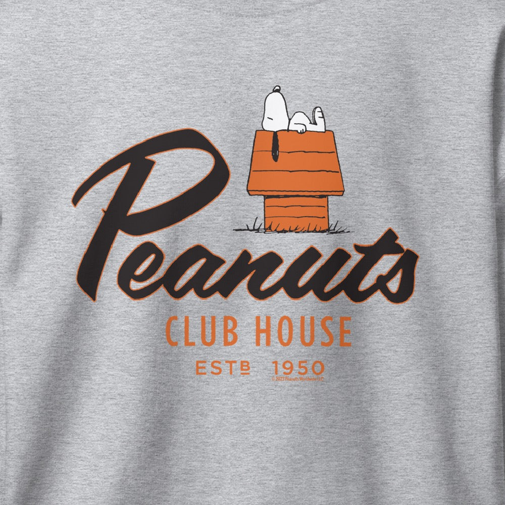 Peanuts Club House Snoopy Adult Sweatshirt