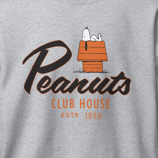 Peanuts Club House Snoopy Adult Sweatshirt-1
