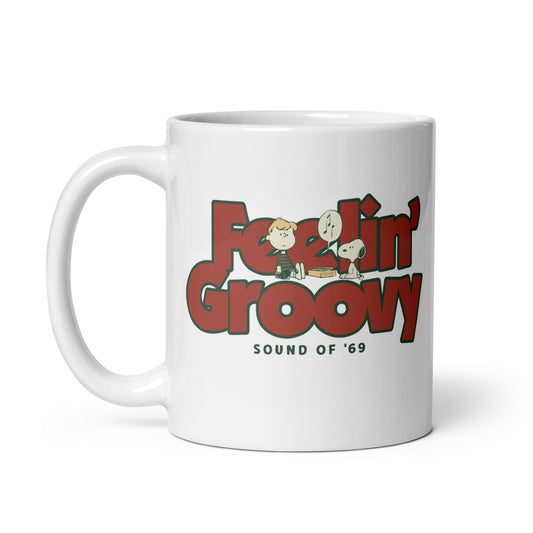 Schroeder Feelin Groovy White Mug-0