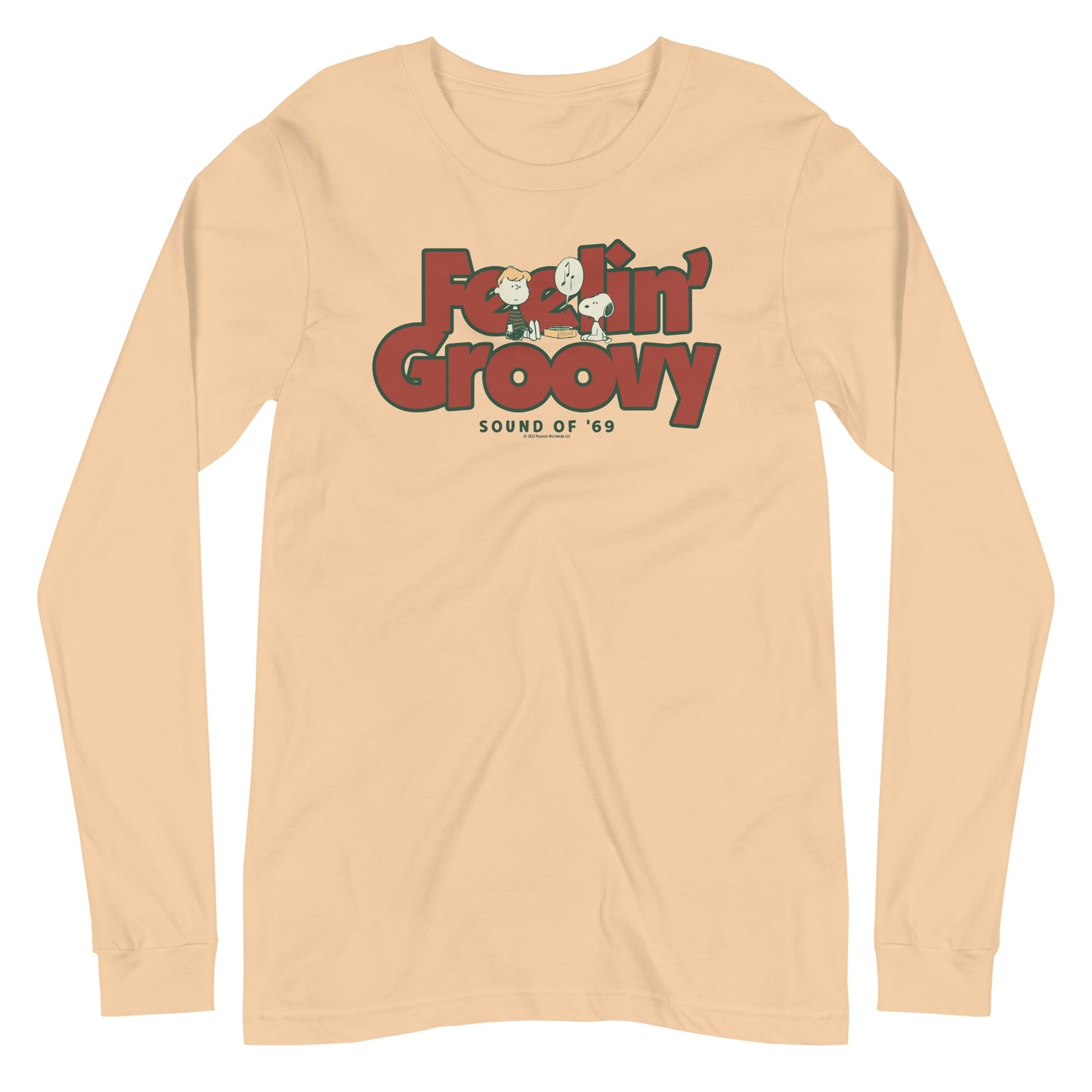 Schroeder Feelin Groovy Adult Long Sleeve T-Shirt