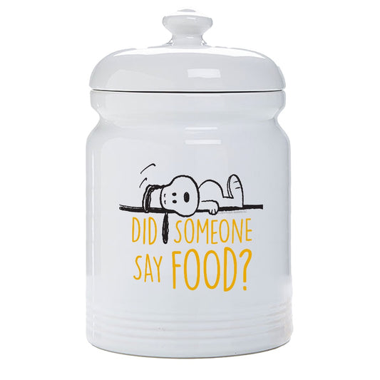 Snoopy Did Someone Say Food? Treat Jar-0
