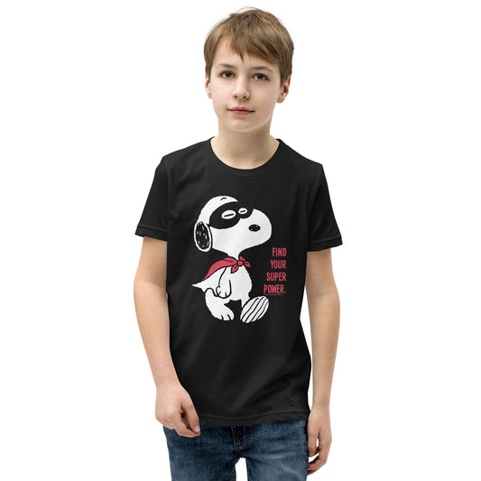 Snoopy Find Your Super Power Kids T-Shirt-2