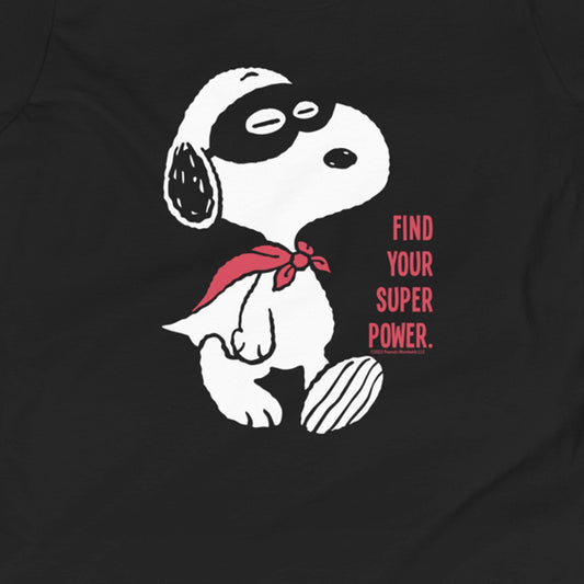 Snoopy Find Your Super Power Kids T-Shirt-1