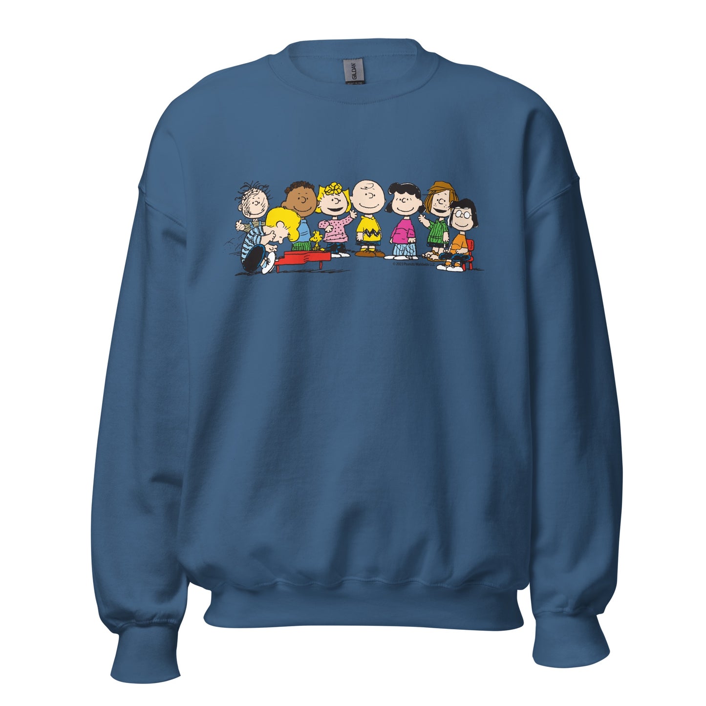 Peanuts Gang Piano Adult Sweatshirt
