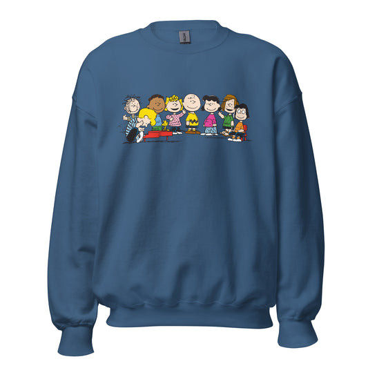 Peanuts Gang Piano Adult Sweatshirt-0