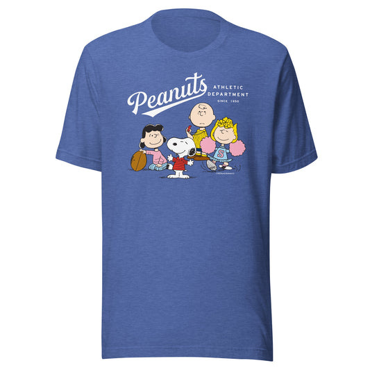 Peanuts Gang Athletic Department Adult T-Shirt-0