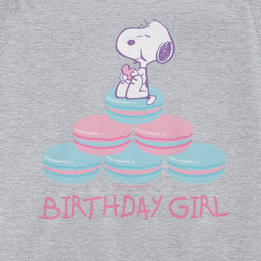 Snoopy Birthday Girl Baby Bodysuit-1