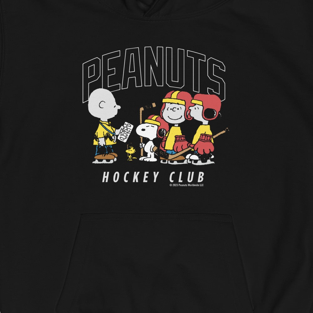 Peanuts Gang Hockey Club Kids Hoodie