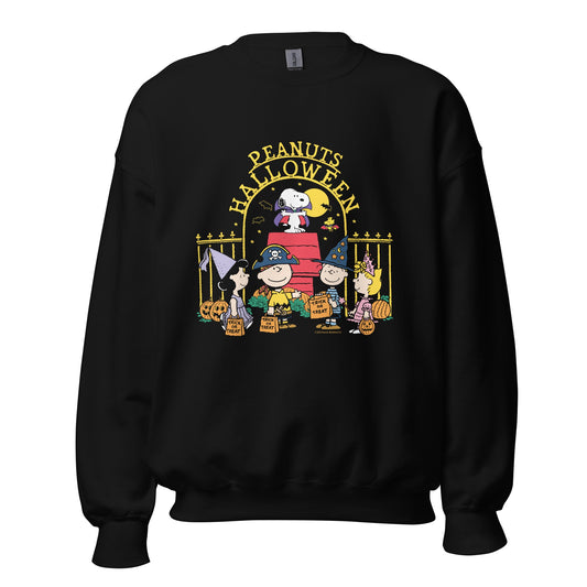 Peanuts Halloween Adult Sweatshirt-0