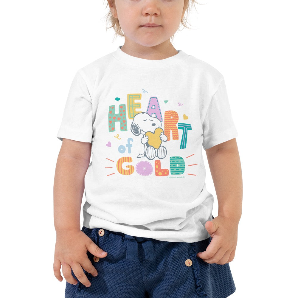 Snoopy Heart of Gold Toddler T-Shirt