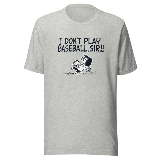 Marcie I Don't Play Baseball Adult T-Shirt-2