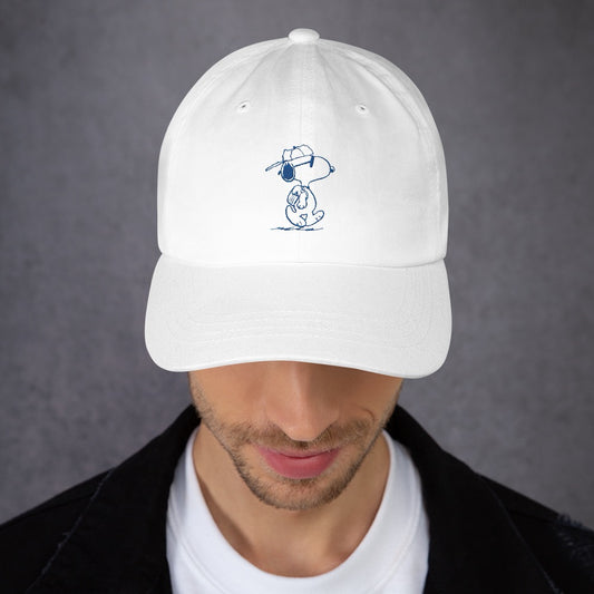 Snoopy Joe Cool Embroidered Dad Hat-2