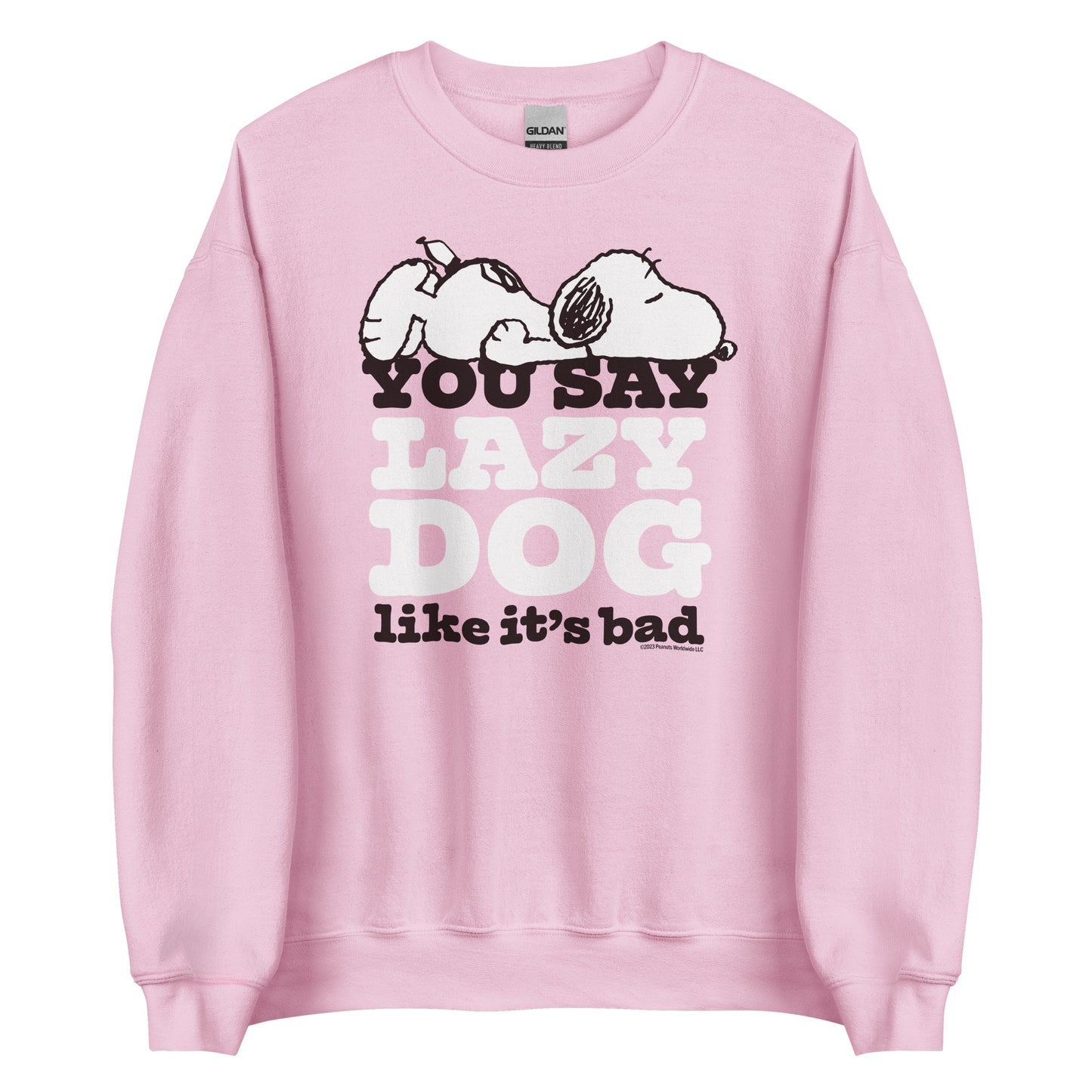 Snoopy Lazy Dog Adult Sweatshirt