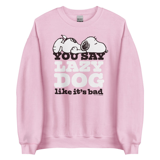 Snoopy Lazy Dog Adult Sweatshirt-2