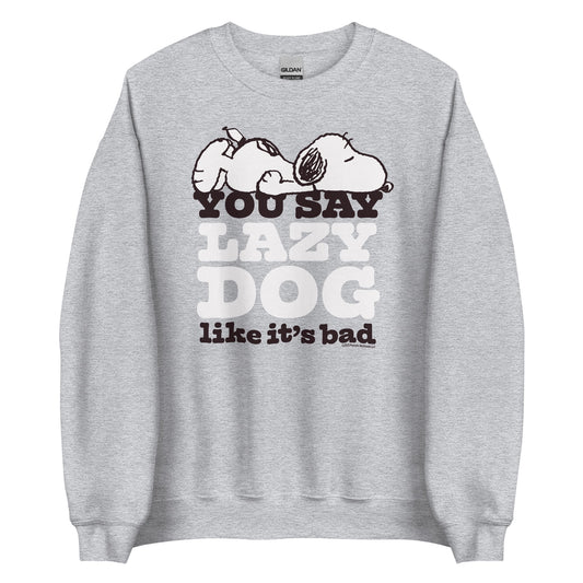 Snoopy Lazy Dog Adult Sweatshirt-1