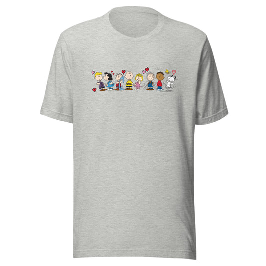 Peanuts Gang Love Adult T-Shirt-3