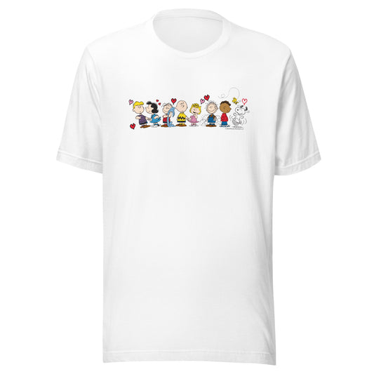 Peanuts Gang Love Adult T-Shirt-0
