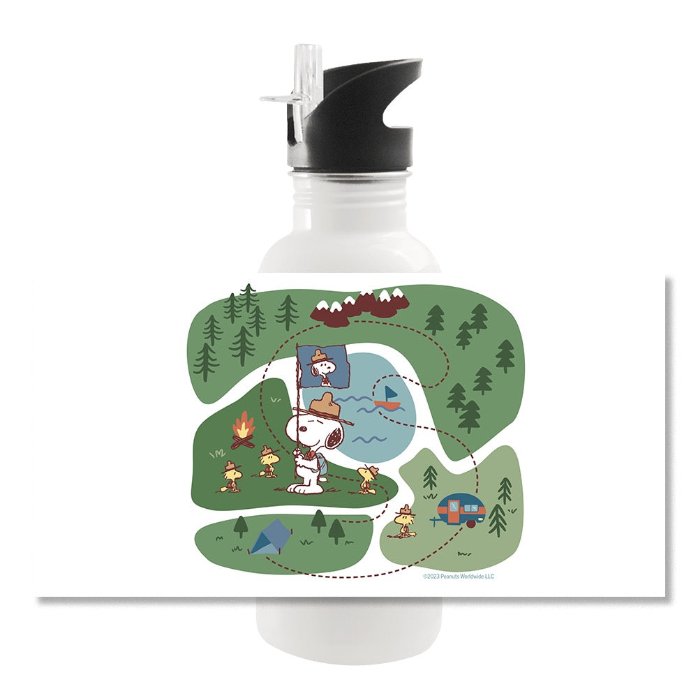 Camp Roadmap Screw Top Water Bottle