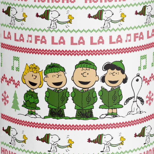Peanuts Gang Holiday Choir Two-Tone Mug-1