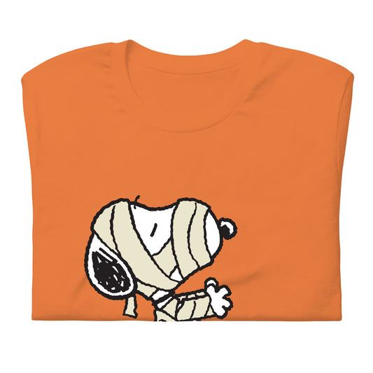 Snoopy & Woodstock Mummy Adult T-Shirt-2