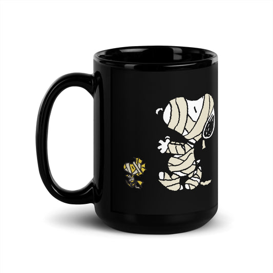 Snoopy & Woodstock Mummy Black Mug-3