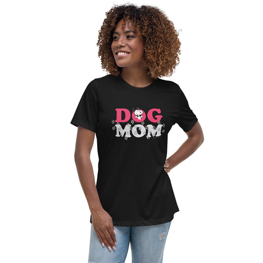 Snoopy Dog Mom Women's Relaxed T-Shirt-2