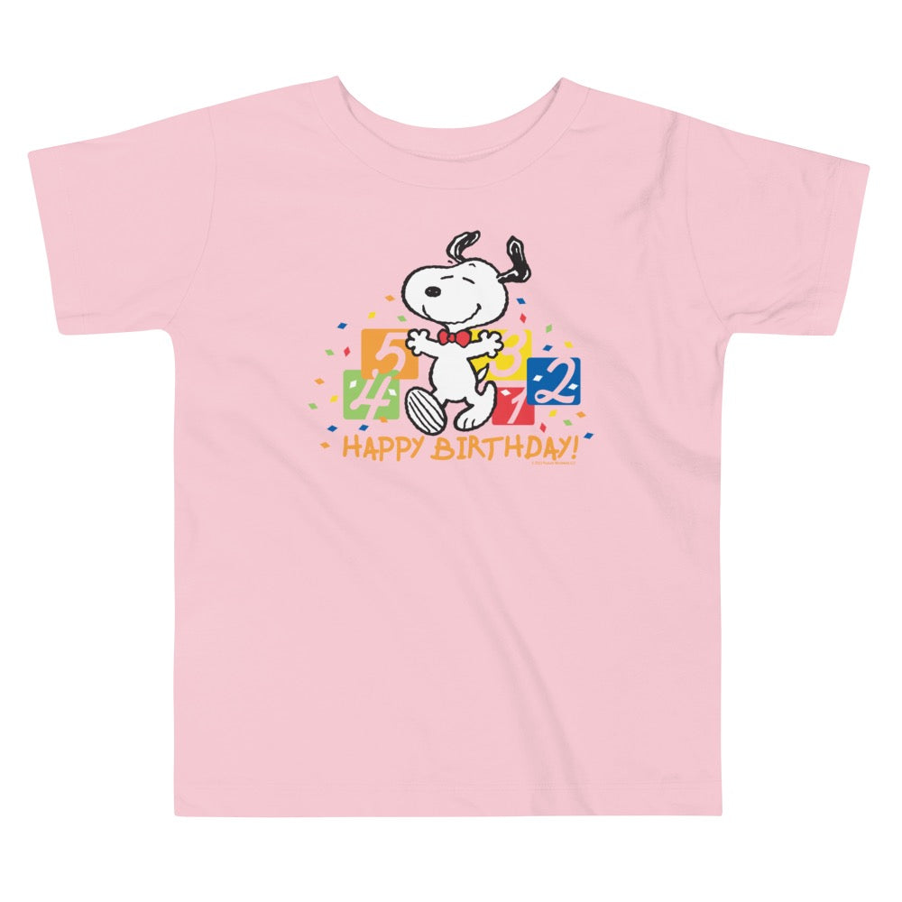 Snoopy Numbers Toddler Tee