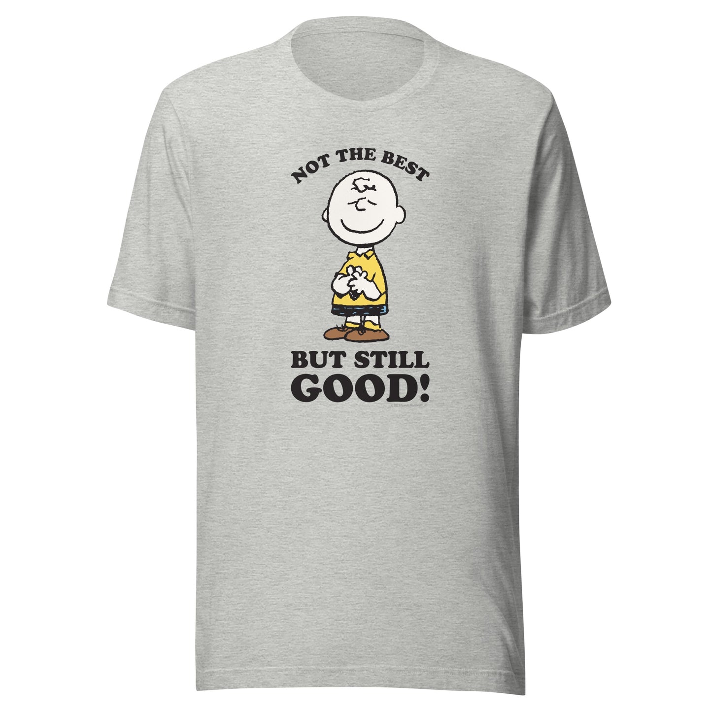 Charlie Brown Not The Best But Still Good Adult T-Shirt