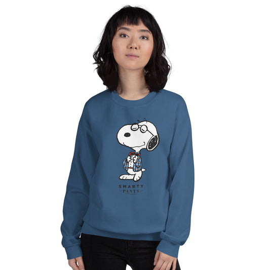 Snoopy Smarty Pants Adult Sweatshirt-2