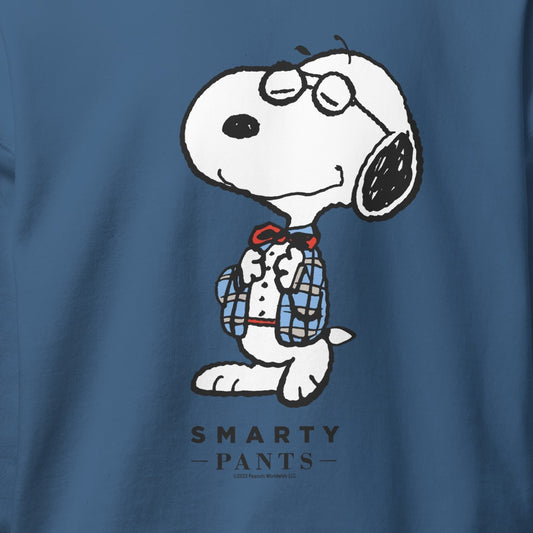 Snoopy Smarty Pants Adult Sweatshirt-1