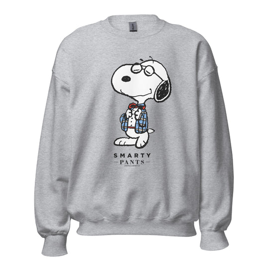 Snoopy Smarty Pants Adult Sweatshirt-3