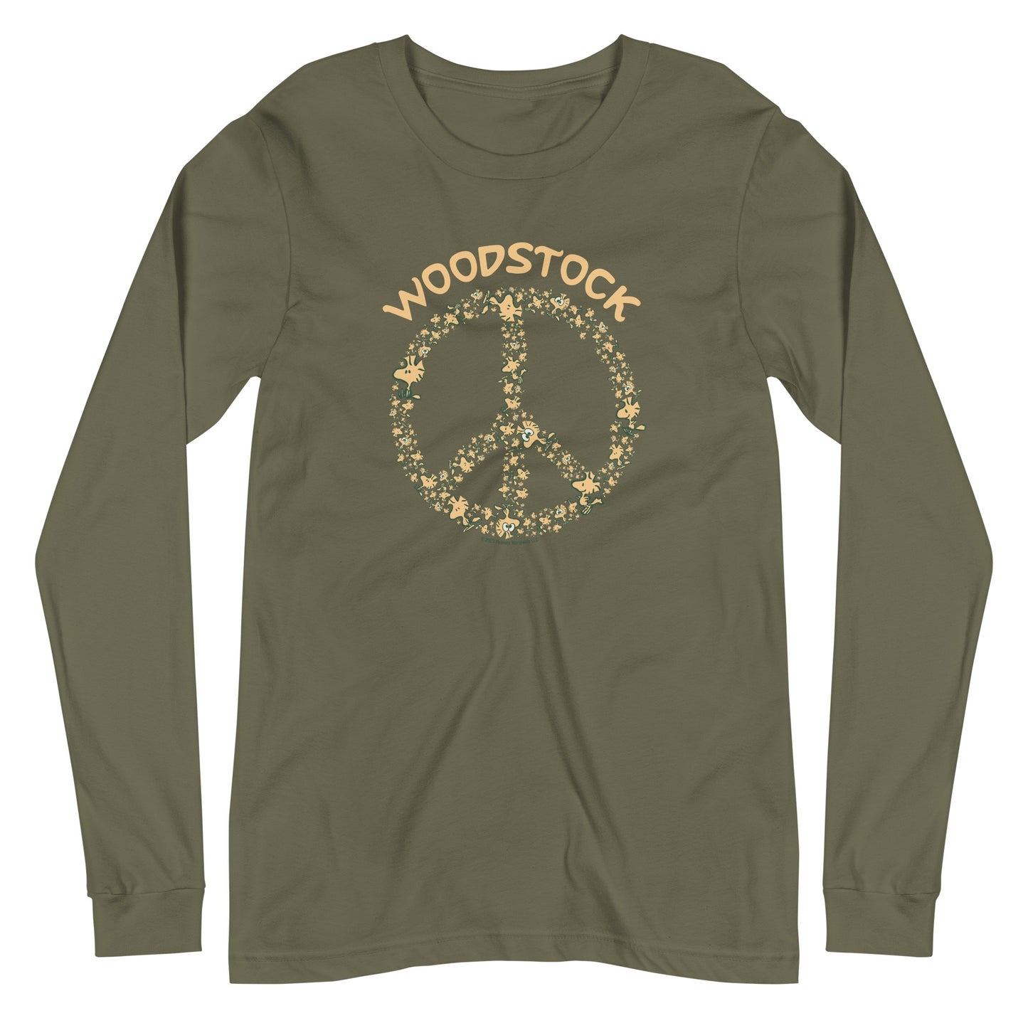 Woodstock Peace Adult Long Sleeve T-Shirt