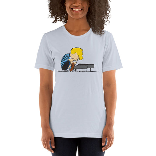 Schroeder Piano Adult T-Shirt-2